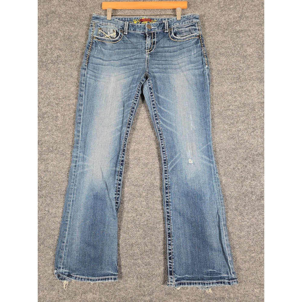 Maurices Light Blue Boot Cut Jeans